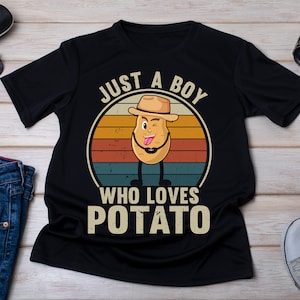 Potato Lover Shirt: Funny Vegan Vegetarian Tee