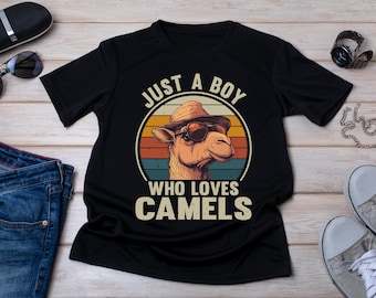 Vintage Kamel T-Shirt: Retro Wüstentier Liebhaber T-Shirt