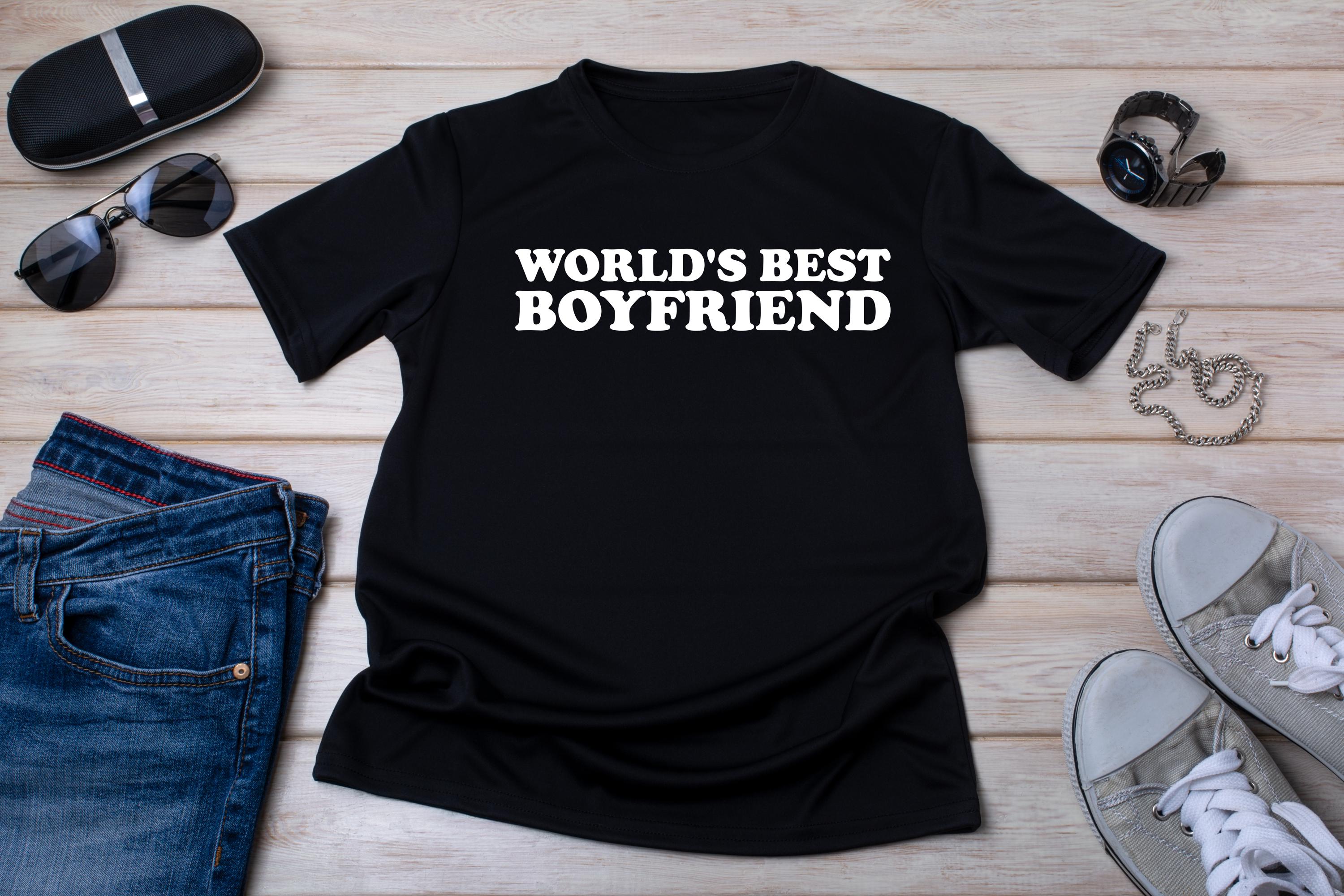World's Best Boyfriend T-shirt, Boyfriend Gift, Boyfriend Shirt