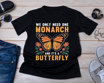 Anti Monarchy Butterfly Shirt: Political Activist Gift