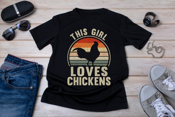 Love Chickens Chicken Lover Distressed Graphic T-Shirt Love Chickens Chicken Lover Distressed Graphic T-Shirt