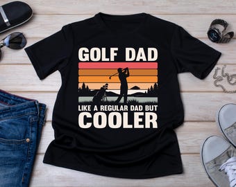 Camiseta para Pai de Jogador de Golfe, Camiseta Vintage com Estampa de Golfista, Presente Divertido para o Pai