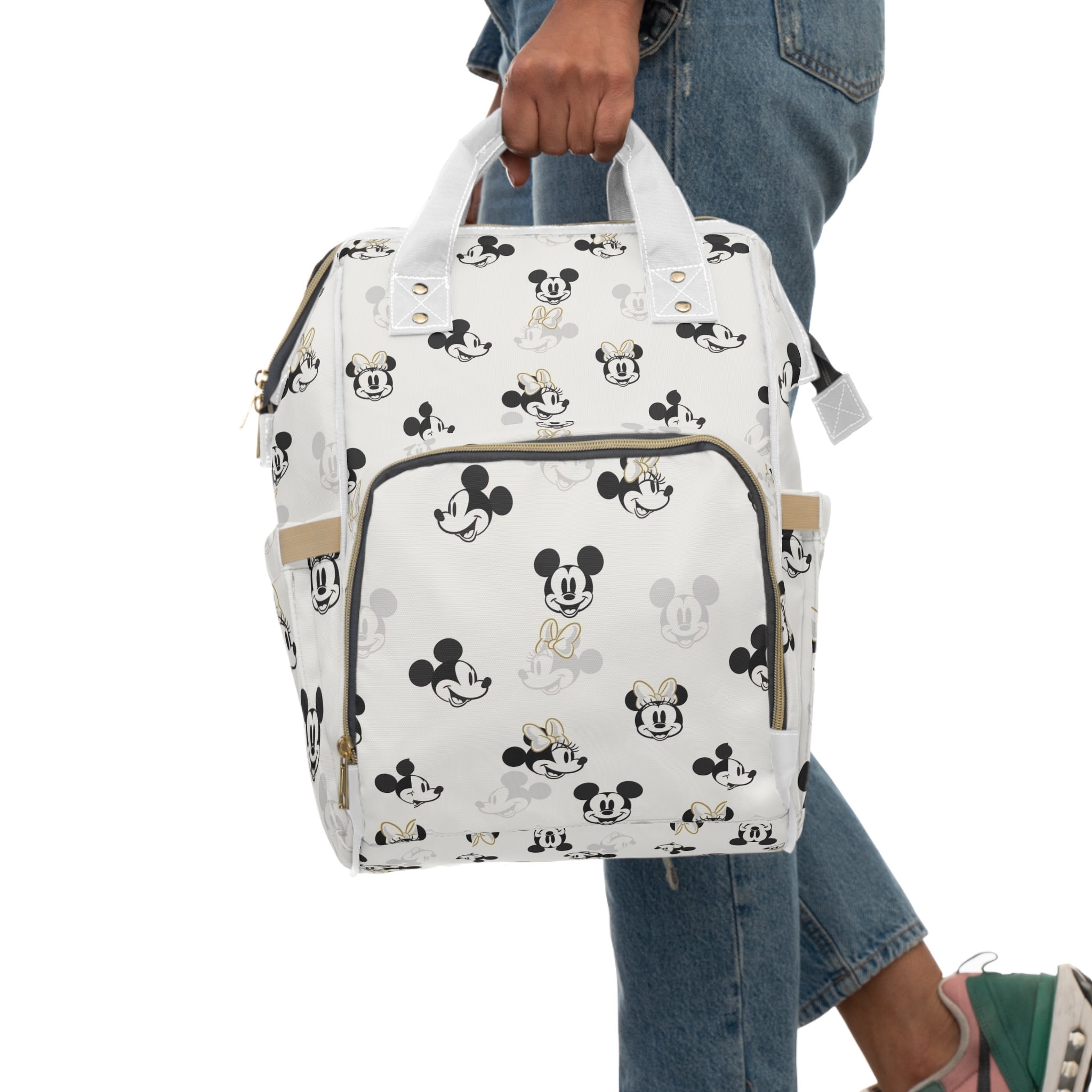 Mickey mouse top diaper bag backpack