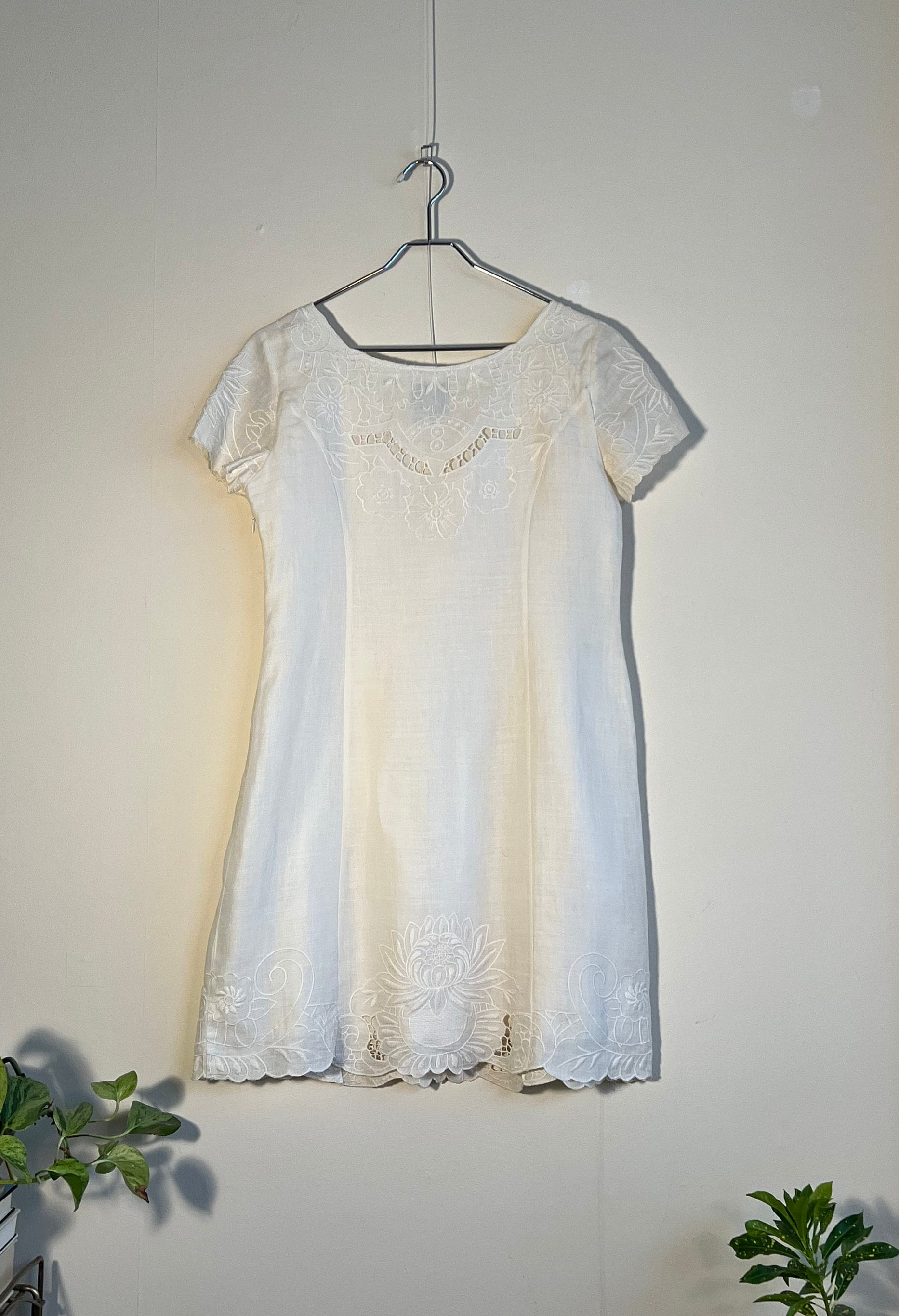 White Time Less Garden Dress