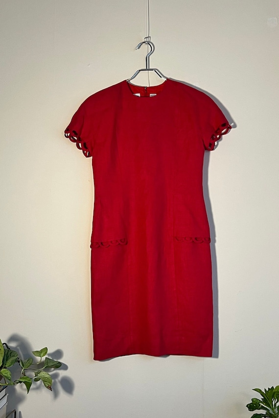linen shift dress vintage Gem