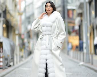 ジャケット・アウター Wool Alpaca Shaggy Coat_Ivory MARTIN ALPACA COAT IVORY – SANNA New York