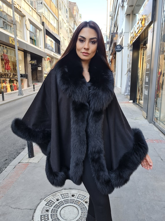 FOX fur cape coat – shéller / シェリエ