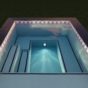 TEJON RAISED SPA / Progetti per piscine e spa / Progetti di costruzione / Progetti per piscine / Progetti per spa / Progetti per case / Progetti per case / Scaricabili