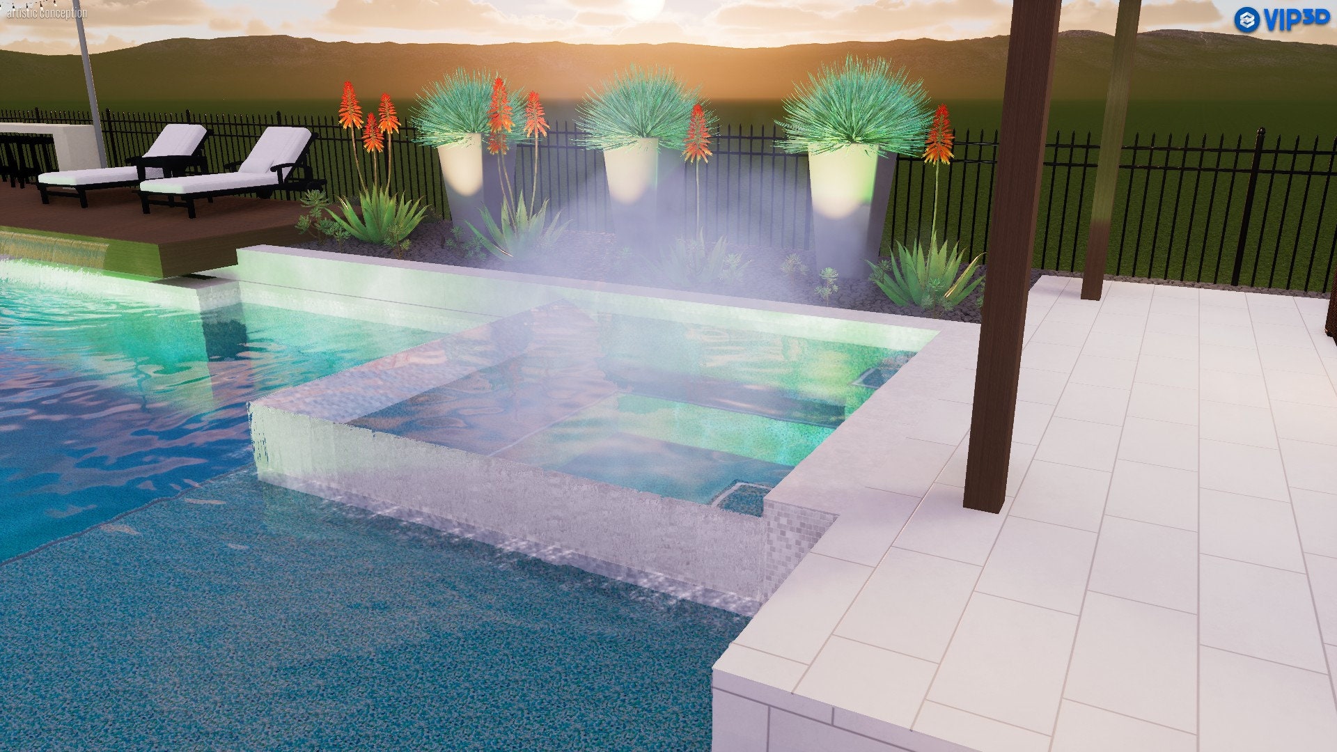 Gallery Detail: Kensington Pool And Spa Plans Modern Design Downloadable