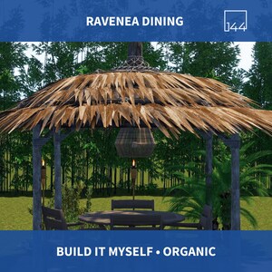 Ravenea Dining | DIY Backyard Design | 3D Renderings | Landscape | Spring Decor | Yard Decor | House Plans | Housewarming Gift