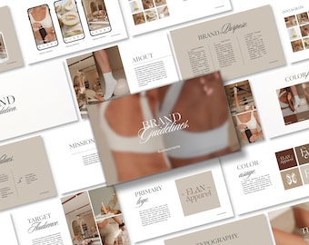 Brand Guidelines Template | Brand Manual Template | Brand Handbook | Brand Usage Guide | Brand Identity Guidelines | Style Guide