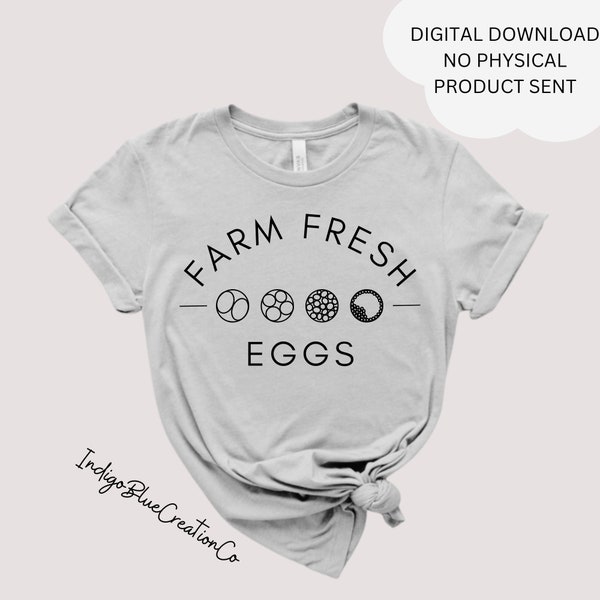 IVF Farm Fresh Egg PNG, Digital Download for Commercial Use, Files for Cricut, Instant Download
