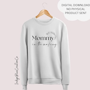 Mamá de FIV en ciernes SVG PNG, descarga digital para uso comercial, archivos para Cricut