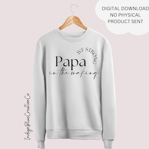 Papá de FIV en ciernes SVG PNG, descarga digital para uso comercial, archivos para Cricut