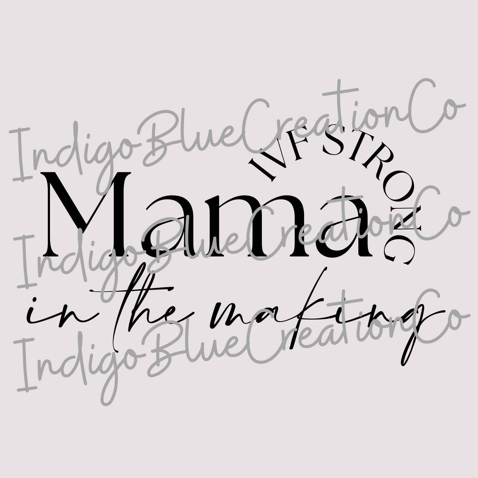 IVF Mama in the Making SVG PNG, Digital Download for Commercial Use ...