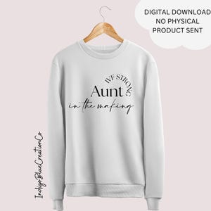 FIV tante en devenir SVG PNG, téléchargement numérique pour un usage commercial, fichiers pour Cricut