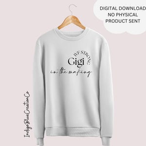 GiGi de FIV en proceso SVG PNG, descarga digital para uso comercial, archivos para Cricut