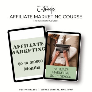 Affiliate Marketing e-Book | Affiliate Marketing Guide | Affiliate Marketing Course | Affiliate Marketing Online Course | Affiliate Book