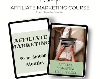 Affiliate Marketing e-Book | Affiliate Marketing Guide | Affiliate Marketing Course | Affiliate Marketing Online Course | Affiliate Book