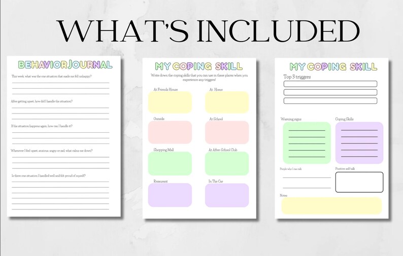 Kids Behavior Bundle | Kids Behavior Guide | Kids Behavior Planner ...