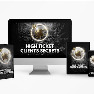 E-boek over hoge ticketklantengeheimen | Hoge ticketklanten | Bedrijfsgroeiplan | Klantacquisitieplan | Klantconversieplan