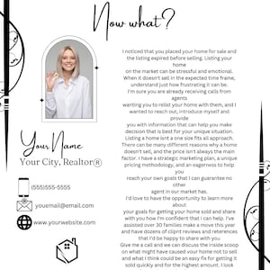 Real Estate Expired Flyer | Editable Canva Template | Real Estate Editable Template | Professional Real Estate Flyer | Real Estate Marketing