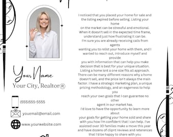 Real Estate Expired Flyer | Editable Canva Template | Real Estate Editable Template | Professional Real Estate Flyer | Real Estate Marketing
