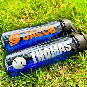 Custom water Bottle, Personalized Sports Bottle, Customized Water Bottle, Personalized Kids Water Bottle, Christmas Gift idea, Party Favors