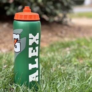 Custom Gatorade Bottle, 32 ounce large size, Personalized Sports Bottle, Customized Water Bottle, Personalized Kids Water Bottle