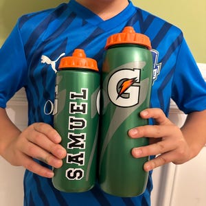 Custom Gatorade Bottle 20 ounce size, Personalized Sports Bottle, Customized Water Bottle, Personalized Kids Water Bottle