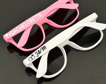 Personalized Party Sunglasses: Custom Birthday, Wedding Favors