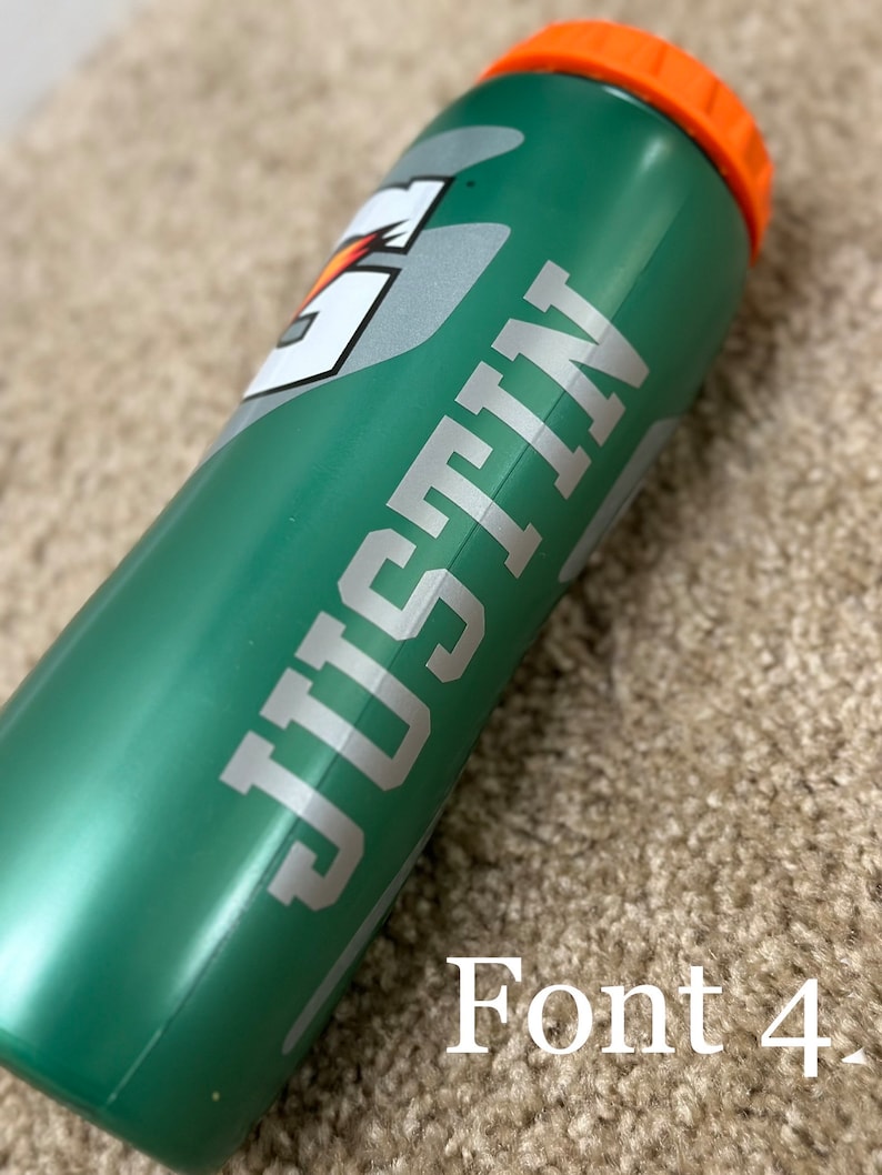 Custom Gatorade Bottle Personalized Sports Bottle Customized Etsy