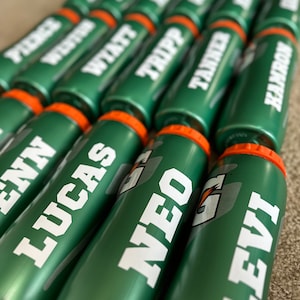 Gatorade Water Bottle Decal Name Lable, Sports Water Bottle Decal Sticker That fit Gatorade Bottles. Easy To Apply (**Decal Sticker ONLY**)