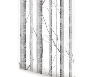 Birch Tree Wallpaper Removable Peel & Stick Wallpaper Repositionable