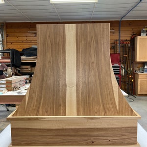 Natural Hickory Range Hood