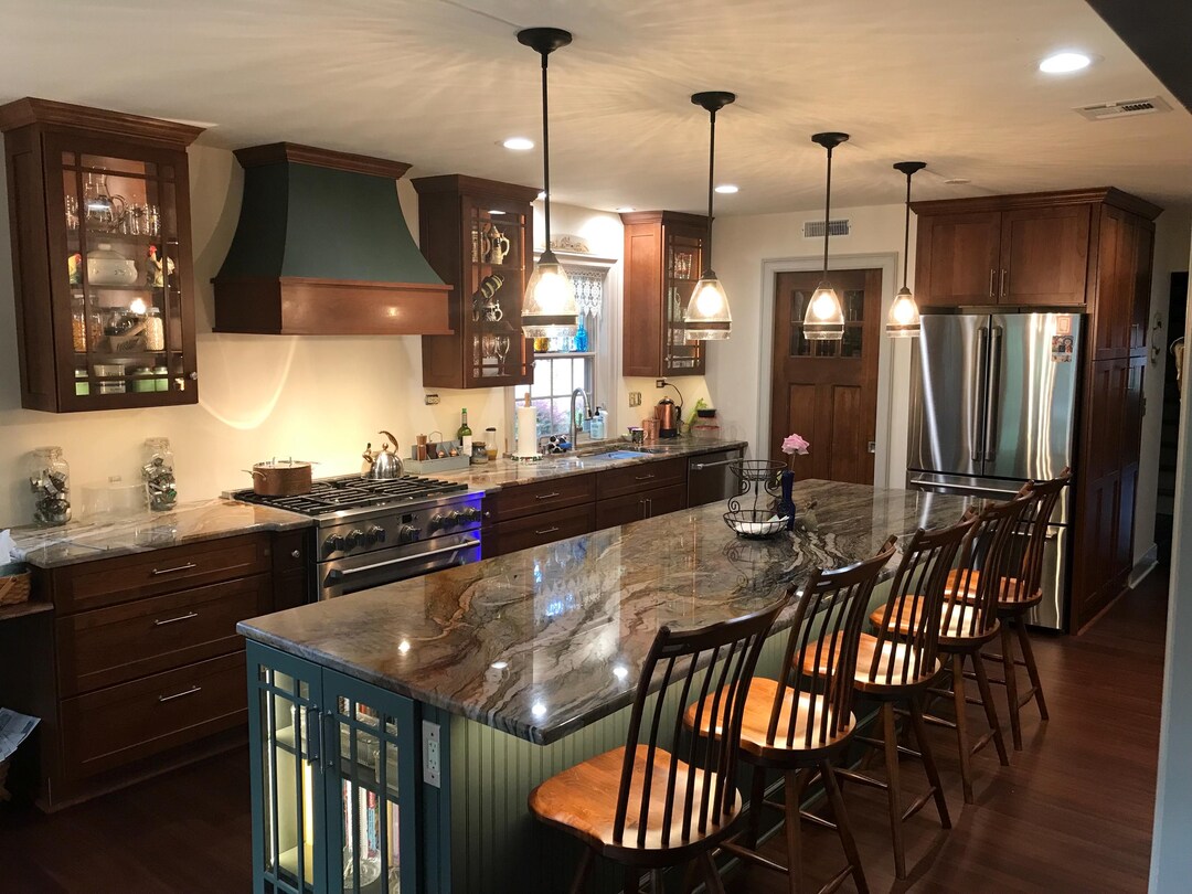 36" Custom Wood Range Hood - Etsy