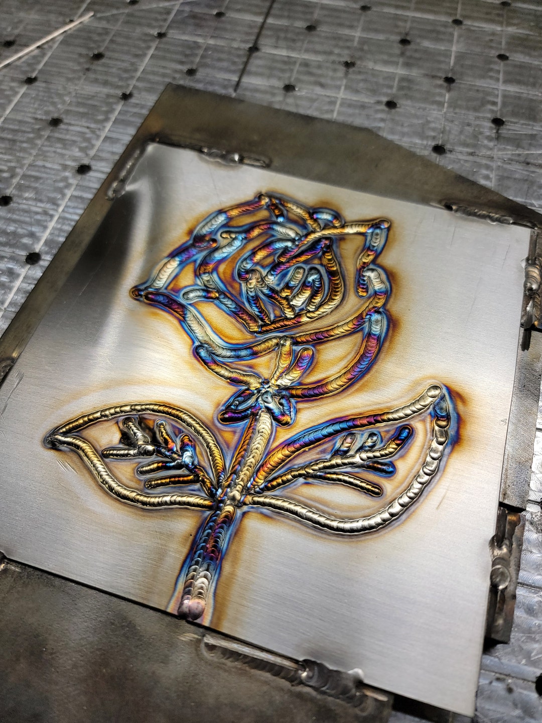 Tig Weld Art Etsy