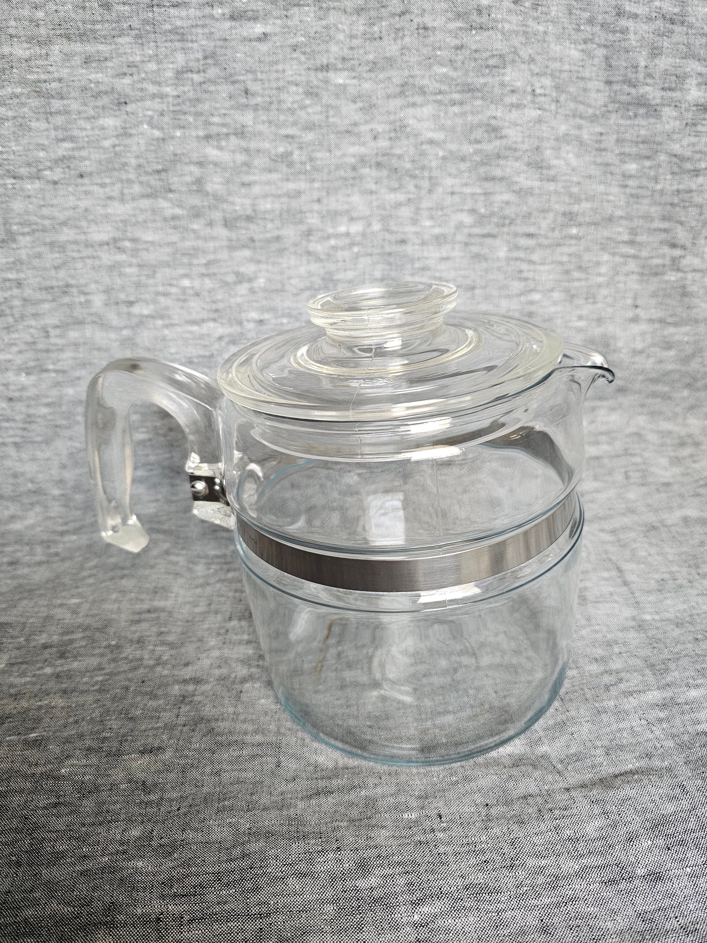 Vintage clear glass Pyrex percolator coffee pot – PEACH MODERN