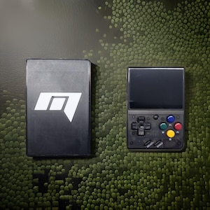 Miyoo Mini (not plus) Hard Case, Custom Case Color and Inlay for retro gaming handheld, Snug Fit Sustainable Bioplastic
