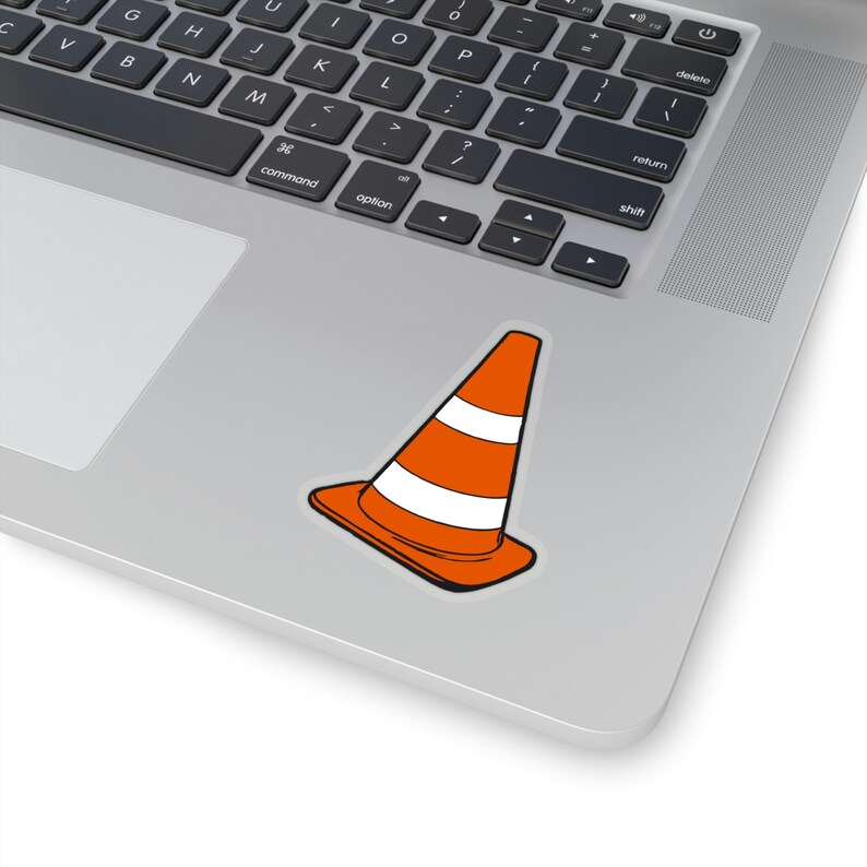 Traffic Cone Stickers, Safety Cone Stickers, Autocross Sticker, Traffic