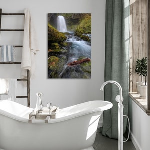 Sahalie Falls, McKenzie River, Oregon. Waterfall Landscape & Nature Photography Prints, Canvas Art Prints, Metal Prints