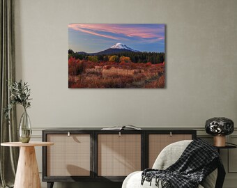 Mt Adams Autumn, Washington Landscape and Nature Phtography, Autumn Colors, Wall Art, Decor, Canvas Print, Metal Print