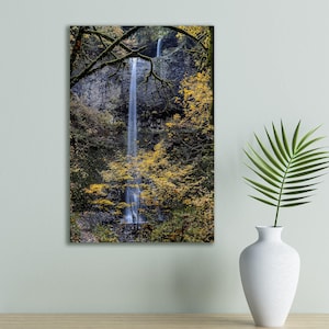 Double Falls, Oregon Waterfall Landscape Photography Prints, Nature, Wall Decor, Art Prints, Canvas Prints, Metal Prints