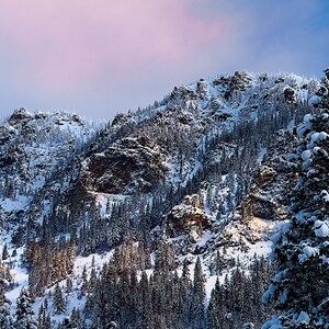 Kiss of Morning Light, Washington Nature and Landscape Photography, Winter Mountain Scene, Wall Art, Decor, Canvas Print, Metal Print