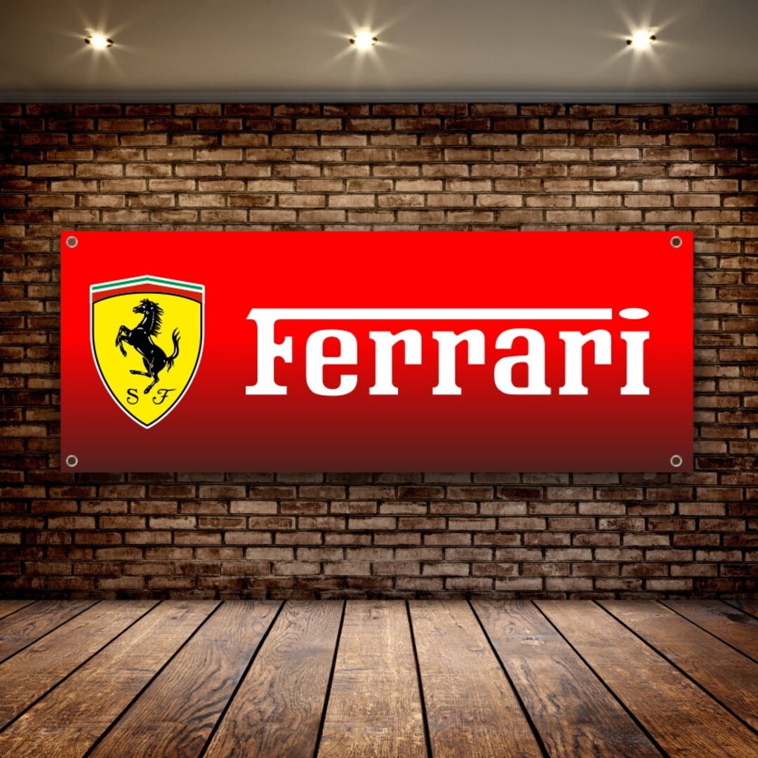 3 Models Ferrari Banner Pvc Vinyl Showroom Flag Racing Sign - Etsy
