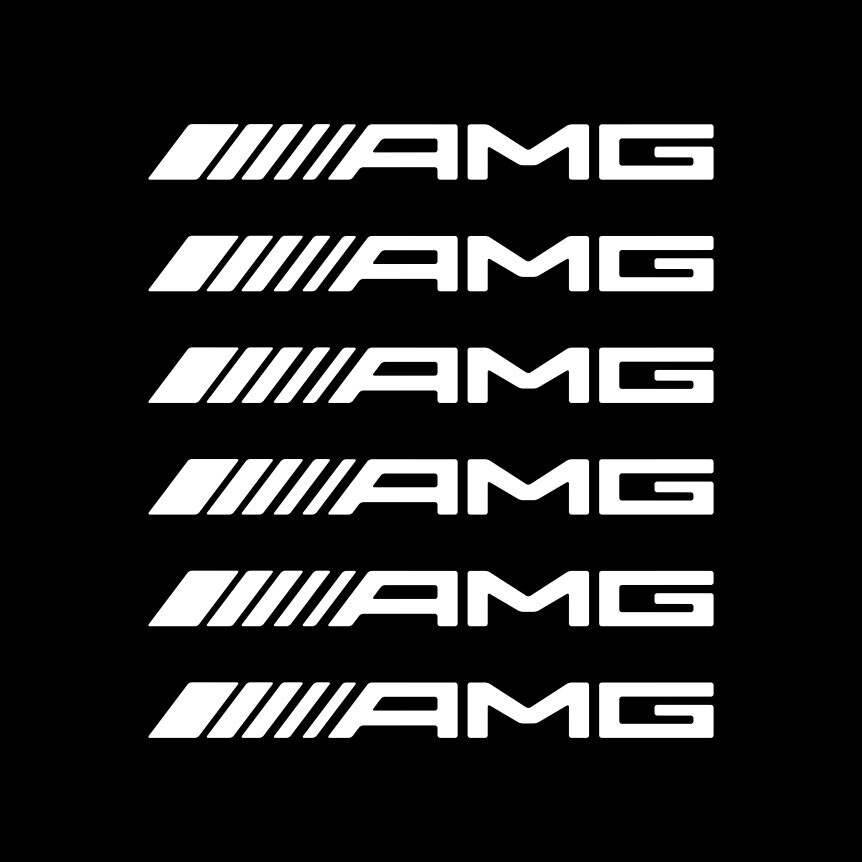 Buy Set 2 Pcs AMG Driving Performance Emblem Decal Sticker Mercedes Premium  Logo Decals Kit Online in India 