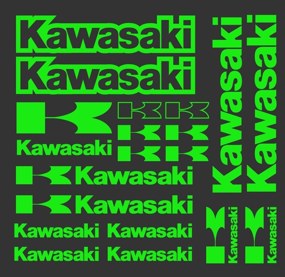 Kawasaki Logo Sticker