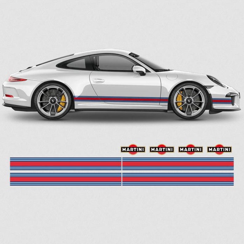 Martini Racing Stripes Set for Carrera Vinyl Self Adhesive Etsy