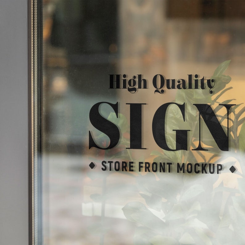 Custom Outdoor Sign / Logo Vinyl Decal Your Business Logo or Etsy