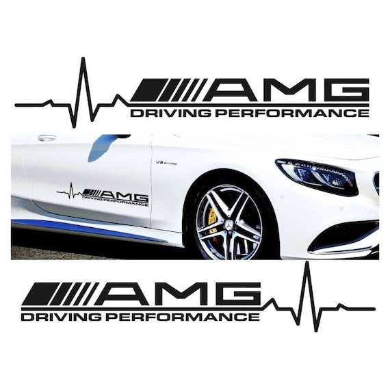 AMG Mercedes Benz Reflective Car Door Window Vinyl Decal Sticker